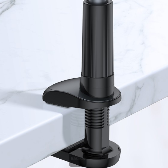 Baseus 360° Rotating Flexible Long Arm Lazy Phone Holder-Black Image 0