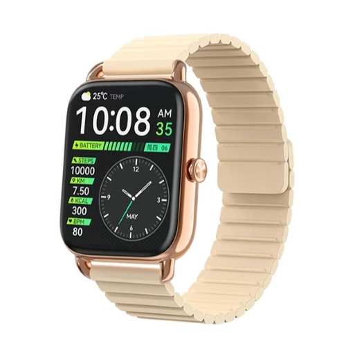 Haylou RS4 Plus AMOLED Smart Watch with spO2-Gold Image 1