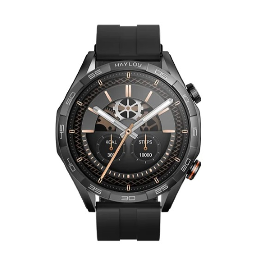 Haylou Solar 5 BT Calling Smartwatch-Black Image 1