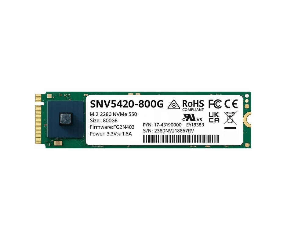 Synology SNV5420-800G - Enterprise Series M.2 NVMe SSD Image 0