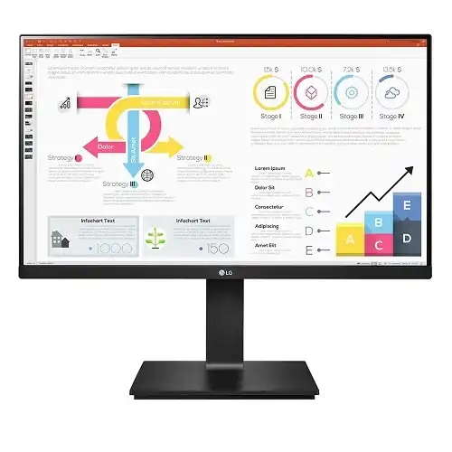 LG 24QP750-B 23.8 Inch QHD IPS Type-C Monitor Original Image