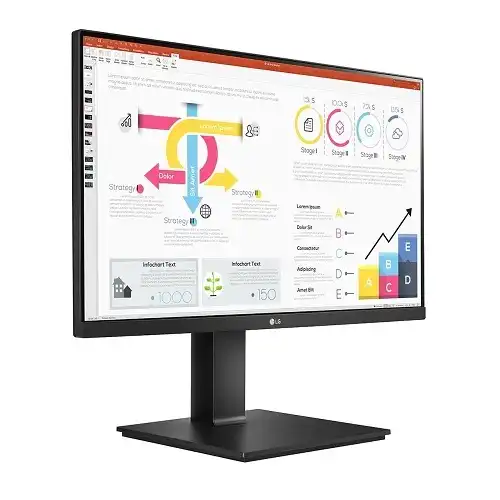 LG 24QP750-B 23.8 Inch QHD IPS Type-C Monitor Image 1