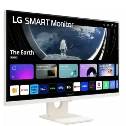 LG 27SR50F-W 27" FHD IPS Smart Monitor with webOS Image 0