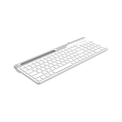 A4TECH FK25 Fstyler Wired Keyboard with Mobile Stand-White Image 1