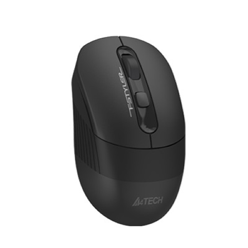 A4TECH FSTYLER FB10C Dual Mode Rechargeable Wireless Mouse-Stone Black Image 1