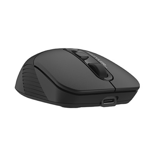 A4TECH FSTYLER FB10C Dual Mode Rechargeable Wireless Mouse-Stone Black Image 2