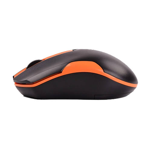 A4TECH G3-200N Wireless Mouse-Black & Orange Image 1