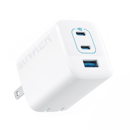 Anker 336 67W Charger Laptop, Phone, Pad 3 Port Adapter-White Image 1