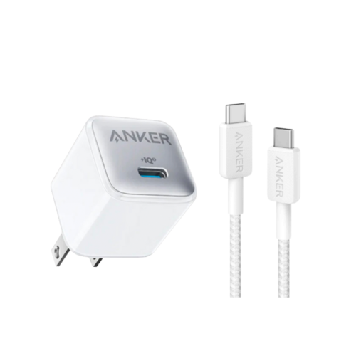 Anker Nano 3 Combo-2 30W For Android and iPhone With Type-C Cable