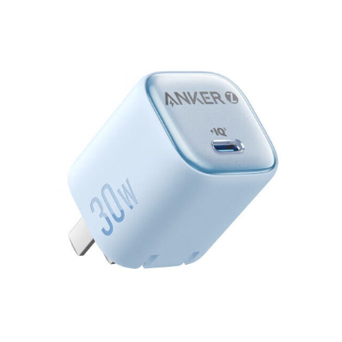 Anker Zolo 30W PD And IQ Charger-Blue Image 1