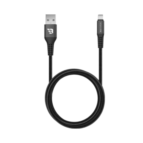 Baykron BA-LI-BLK3.0 Lightning Cable 3M MFi Certified-Black Image 1