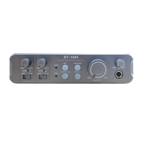 BOYA BY-AM4 Dual-Channel Audio Interface Image 1