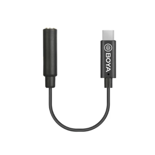 BOYA BY-K4 3.5mm TRS (Female) to Type-C (Male) Audio Adapter