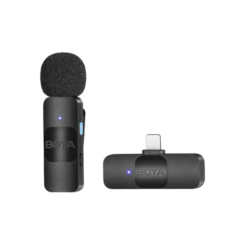 BOYA BY-V1 Ultracompact 2.4GHz Wireless Microphone for IOS Device Image 0