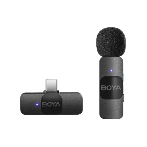 BOYA BY-V10 Ultracompact 2.4GHz Wireless Microphone for Type-C Device Image 0