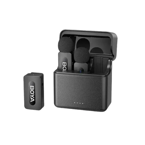 BOYA BY-V35 2.4 GHz Dual-Channel Wireless Microphone for Camera Image 0
