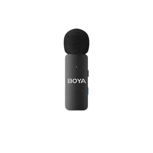 BOYA BY-V4 4-Channel Noise Cancellation Mini Wireless Microphone with 3.5mm Converter Image 1