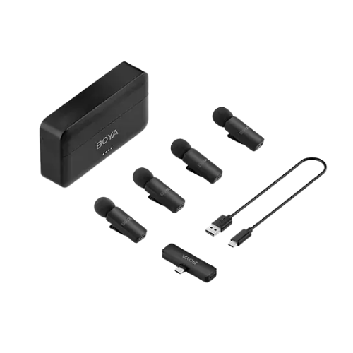 BOYA BY-V4U 4-Channel Mini Wireless Microphone
