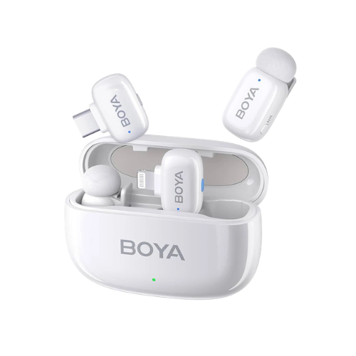 BOYA Mini-13 Wireless Microphone for Android and IOS-White