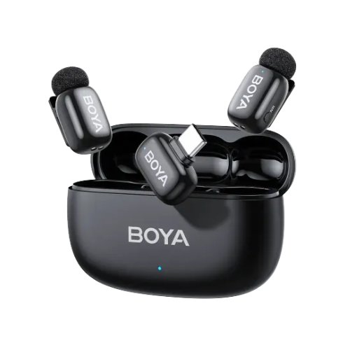 BOYA Mini 2-02 AI Noise Cancellation Super Mini Wireless Microphone Image 0
