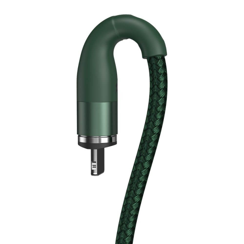 Baseus CALXC-K06 Zinc Magnetic USB to Lightning 2.4A 1m Fast Charging Data Cable – Green Image 2