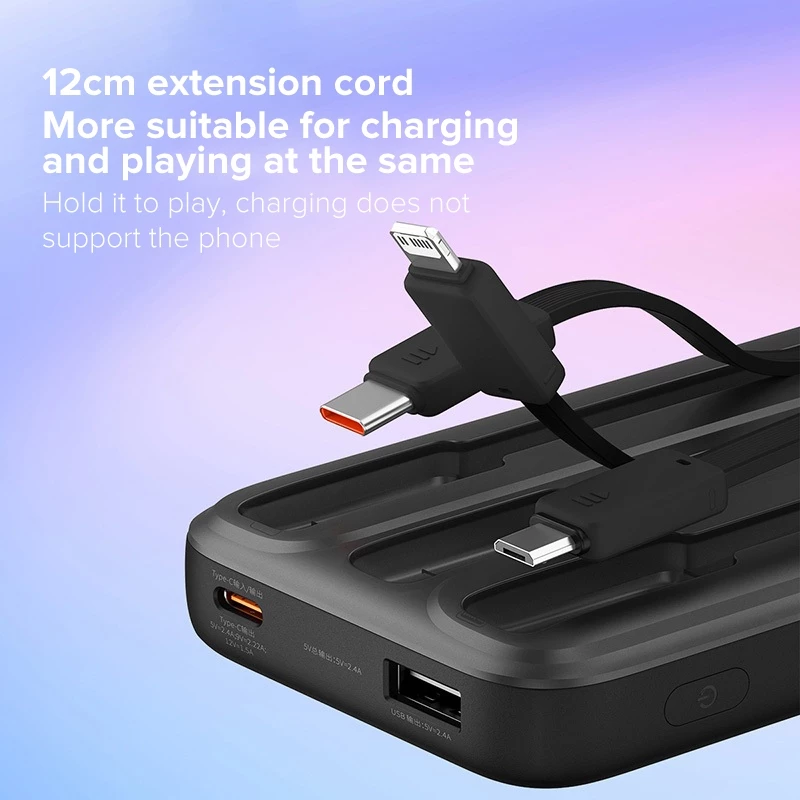 Baseus Comet 20000mah 22.5W Powerbank with Triple Cable Image 2