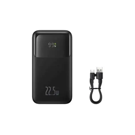 Baseus Comet Series PPMD20 Dual Cable 20000mAh 22.5W Power Bank with Digital Display-Black Image 2
