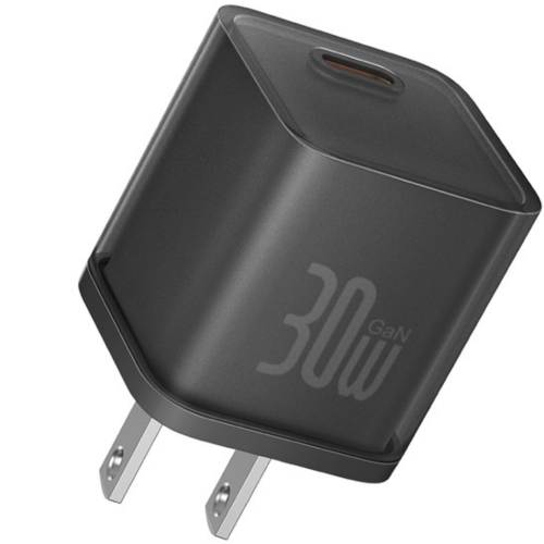 Baseus GaN5S 30W Fast Charger Adapter with Type-C Cable (US Plug) Image 1