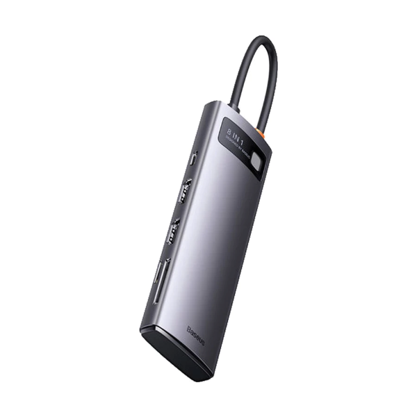 Baseus Metal Gleam Series 8-in-1 Multifunctional Type-C HUB Image 1