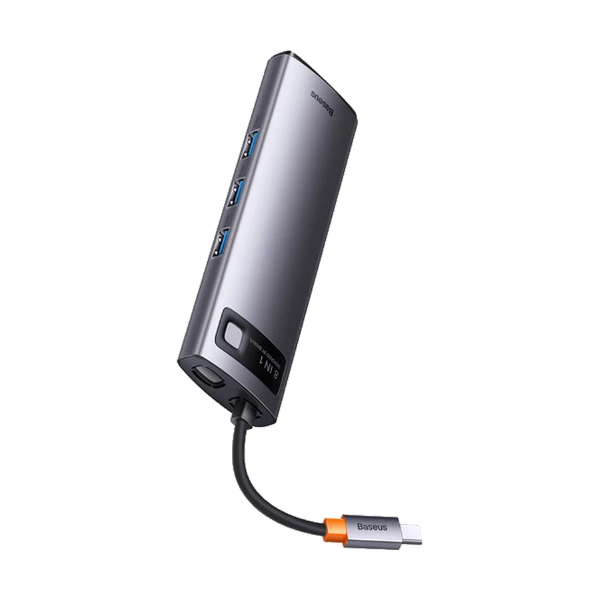 Baseus Metal Gleam Series 8-in-1 Multifunctional Type-C HUB Image 2