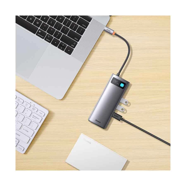 Baseus Metal Gleam Series 8-in-1 Multifunctional Type-C HUB Image 3