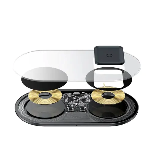 Baseus Simple 2-in-1 24W Turbo Edition Qi Wireless Charger with Adapter Image 3
