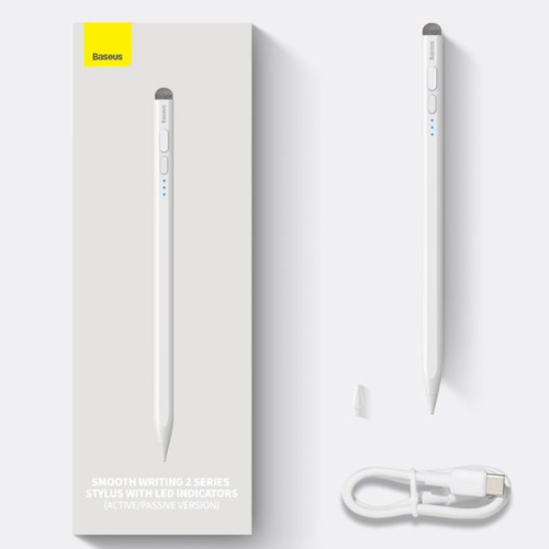 Baseus Smooth Writing 2 Series Active + Passive Stylus with LED Indicator Image 1