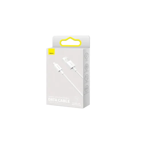 Baseus Superior Series Fast Charging Data Cable USB to Micro 2A 1m White Image 0