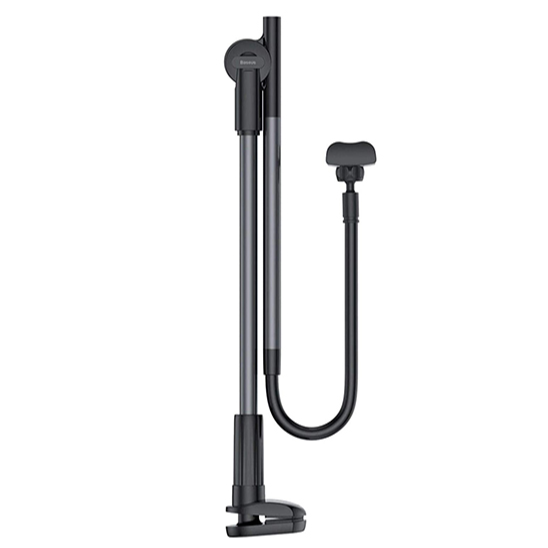 Baseus 360° Rotating Flexible Long Arm Lazy Phone Holder-Black Image 1