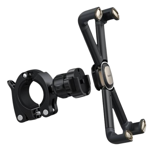 Baseus Quick to take cycling Holder (Applicable for bicycle and Motorcycle)- Black Image 1