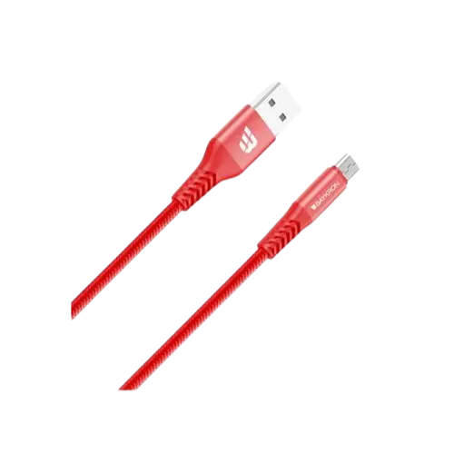 Baykron Cable USB To Micro USB 1.2 M-Red Image 0