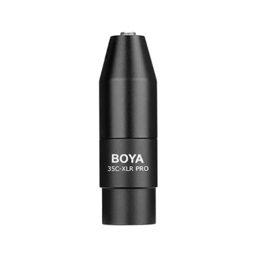 Boya 35C-XLR PRO Mini-Jack to XLR Adapter with Power Convert Image 0