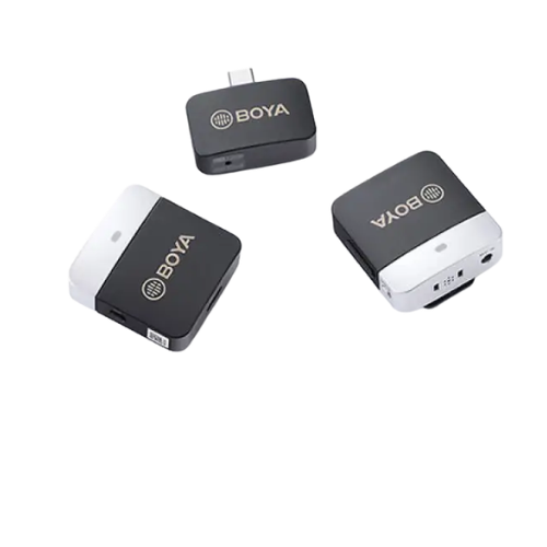 Boya BY-M1V4 2.4GHz Dual-Channel Wireless Microphone System Image 1