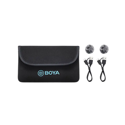 Boya BY-M1V4 2.4GHz Dual-Channel Wireless Microphone System Image 3