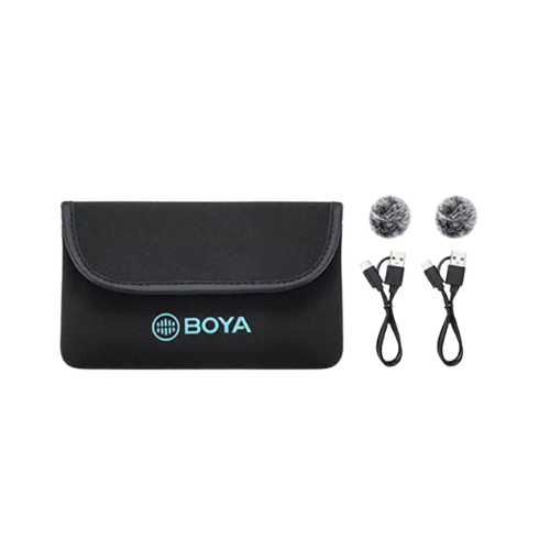 Boya BY-M1V6 2.4GHz Dual-Channel Wireless Microphone System Image 2