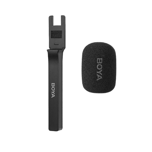 Boya BY-XM6 HM Handheld Wireless Microphone Holder-Black Image 0