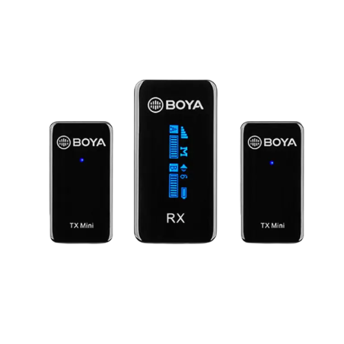 Boya BY-XM6-S2 Mini Ultracompact 2.4GHz Dual-Channel Wireless Microphone System Image 0