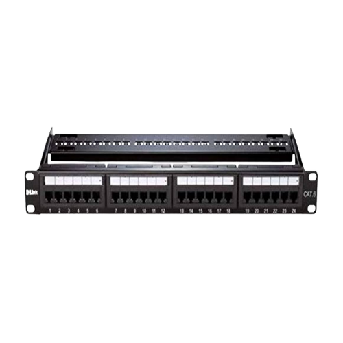 D-Link Cat6 24 Port Loaded Patch Panel