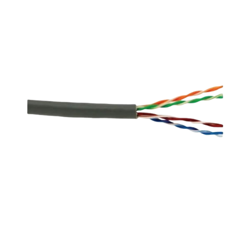 D-Link Cat6 UTP 23AWG 4pair Copper Solid Cable -100M-Grey