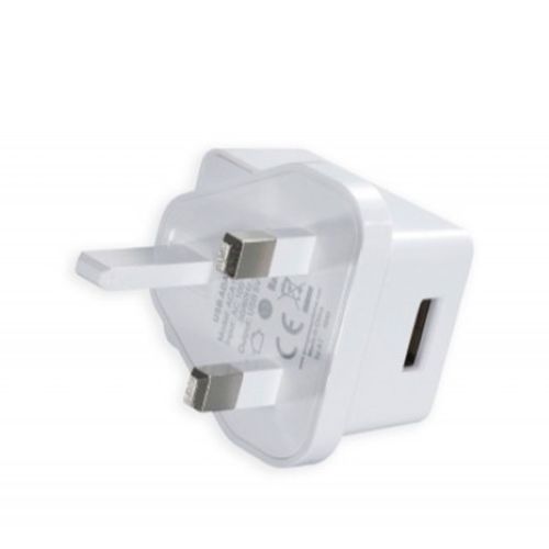 Energizer ACA1AUKCLI3 USB UK Charging Adapter With Lightning Cable-White Image 2