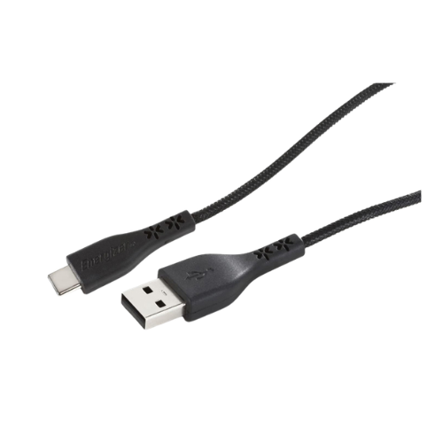 Energizer C410CGBK USB Type C 2.4A 1.2M Cable-Black Image 2