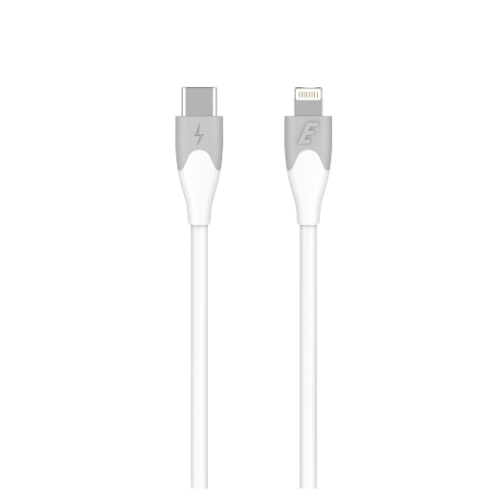 Energizer C61CLNKWH4 Two-tone Lightning to USB-C Cable 2M-White