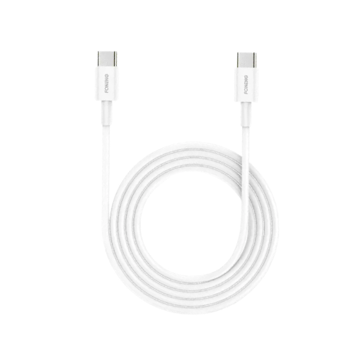 FONENG X55 2M 60W Type-C to Type-C Cable-White