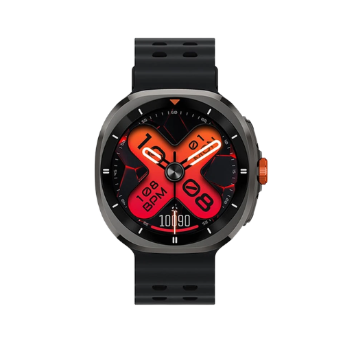 Haylou VIBE 1.43 inch AMOLED BT Calling SmartWatch-Black Image 1